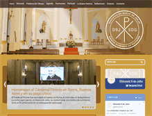 Tablet Screenshot of diocesis9dejulio.org.ar